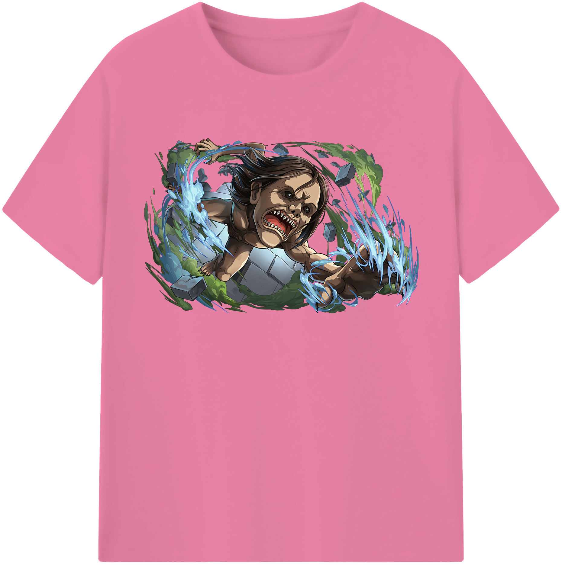（画像用） 進撃の巨人 Attack on Titan 綿100％半袖Tシャツ（フロントプリント）